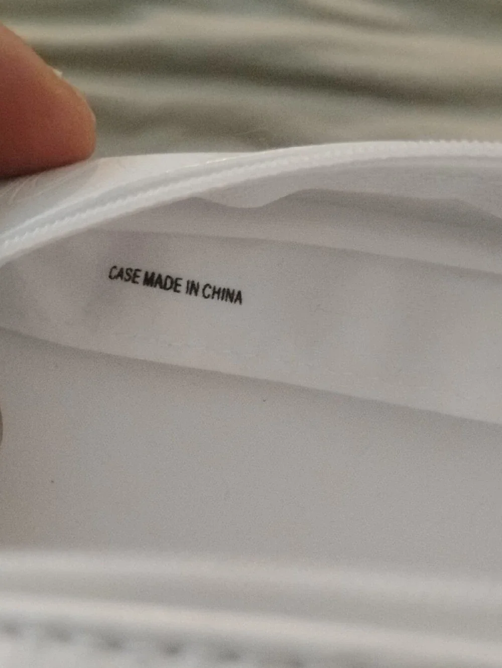 Oakley White Embossed Sunglasses Case with Wrist Strap